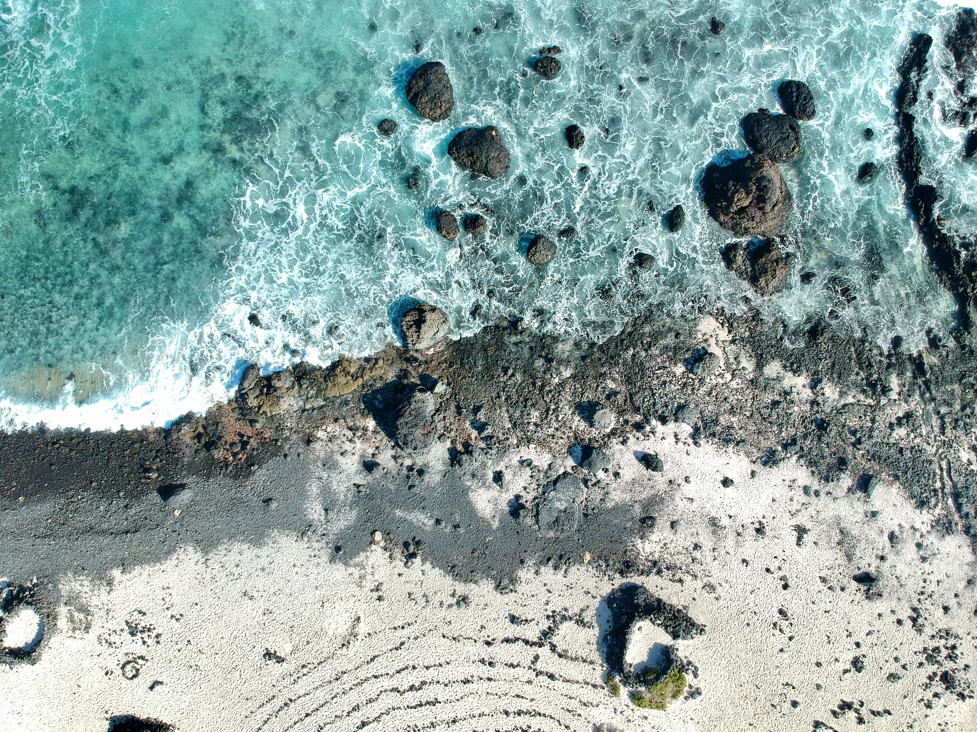 Beach from above