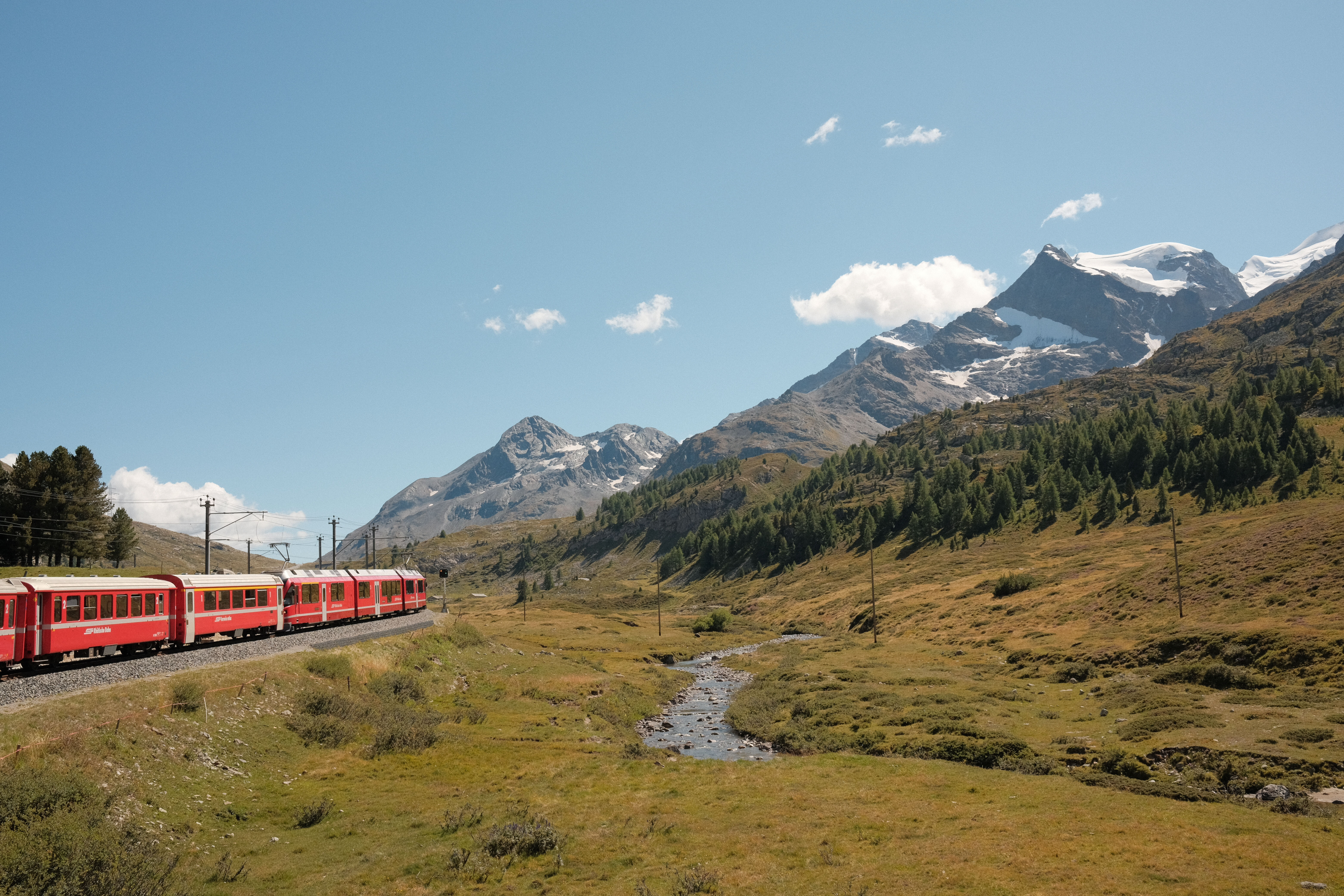 Train in Alps